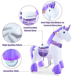 Model U Ride-On Unicorn Age 4-7 Purple (ONLINE ORDER ONLY)