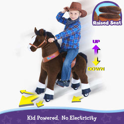 Model U Riding Horse Toy Age 4-7 Chocolate (ONLINE ORDER ONLY)