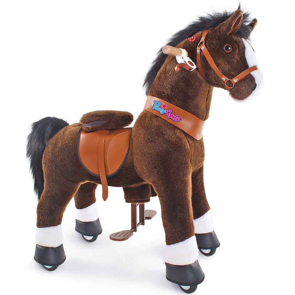Model U Riding Horse Toy Age 4-7 Chocolate (ONLINE ORDER ONLY)