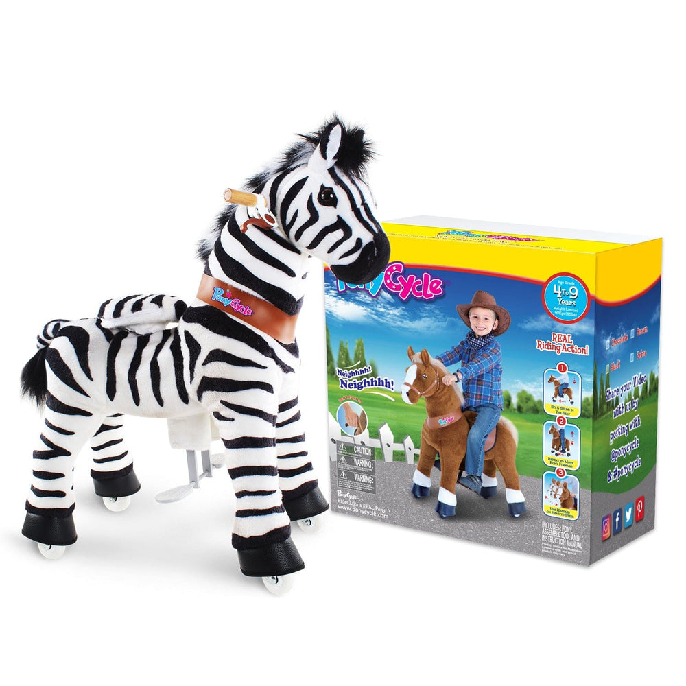 Model U Ride-On Animal Zebra Age 4-7 (ONLINE ORDER ONLY)