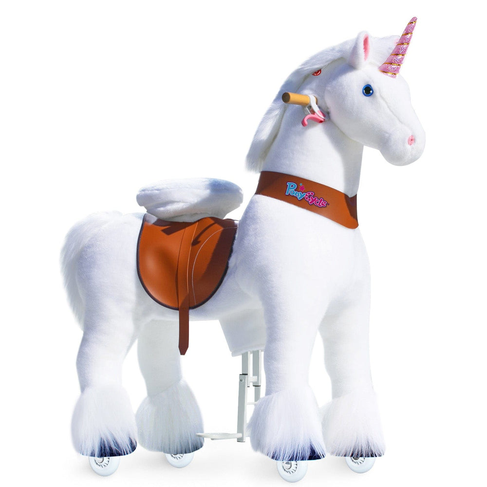 PonyCycle Unicorn Large Riding Unicorn White (ONLINE ORDER ONLY)