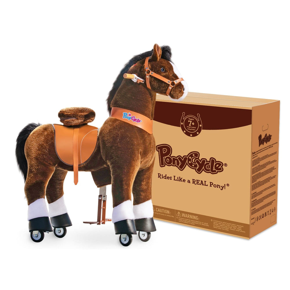 PonyCycle Large Ride On Horse - Chocolate (ONLINE ORDER ONLY)