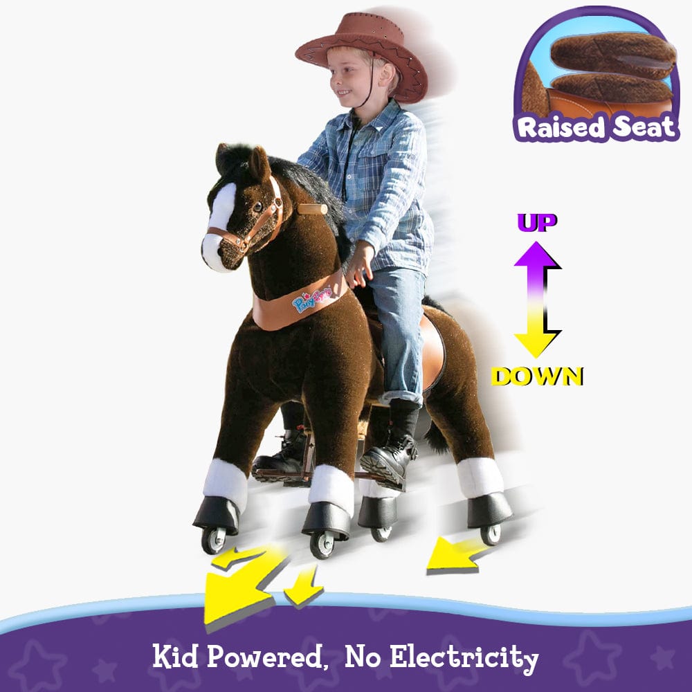 PonyCycle Large Ride On Horse - Chocolate (ONLINE ORDER ONLY)