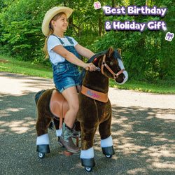 PonyCycle Large Ride On Horse - Chocolate (ONLINE ORDER ONLY)