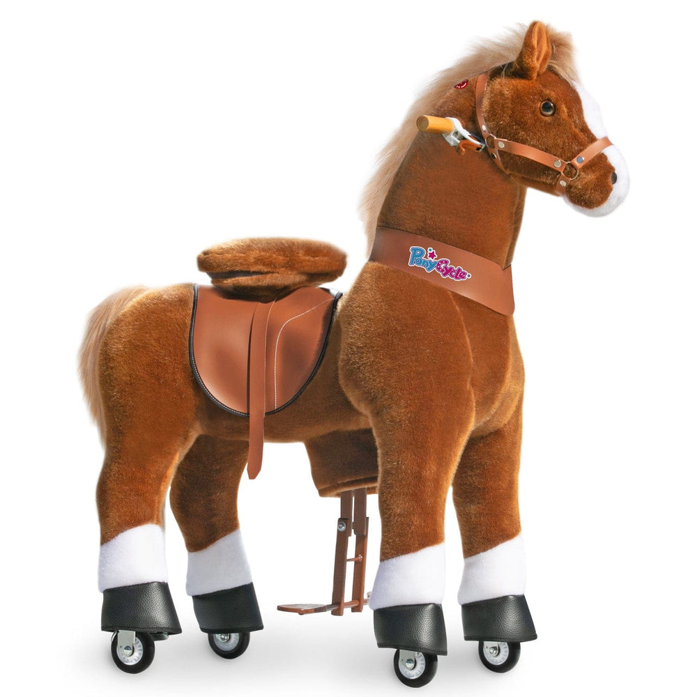 PonyCycle Large Ride On Horse Toy - Brown (ONLINE ORDER ONLY)