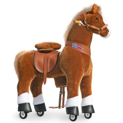 PonyCycle Large Ride On Horse Toy - Brown (ONLINE ORDER ONLY)