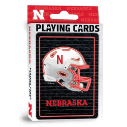 Nebraska Cornhuskers Neon-Styled Playing Cards - 54 Card Deck (ONLINE ORDER ONLY)