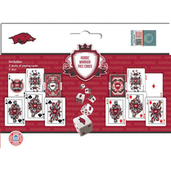 Arkansas Razorbacks - 2-Pack Playing Cards & Dice Set (ONLINE ORDER ONLY)