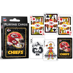 Kansas City Chiefs Neon Playing Cards - 54 Card Deck