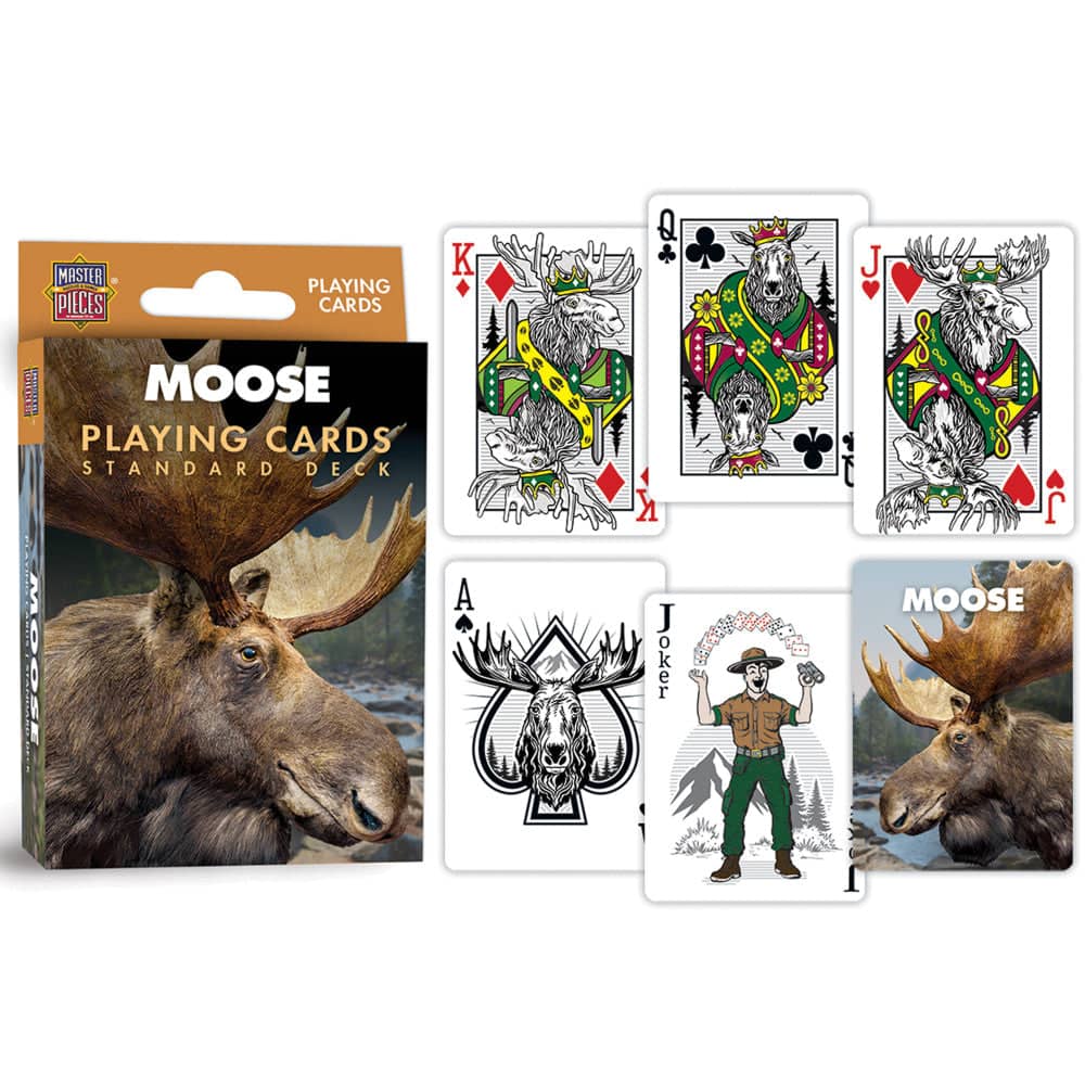 Moose Playing Cards - 54 Card Deck (ONLINE ORDER ONLY)