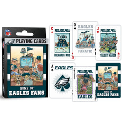 Philadelphia Eagles Fan Deck Playing Cards - 54 Card Deck (ONLINE ORDER ONLY)