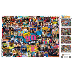 TV Time - 90's Shows 1000 Piece Jigsaw Puzzle (ONLINE ORDER ONLY)