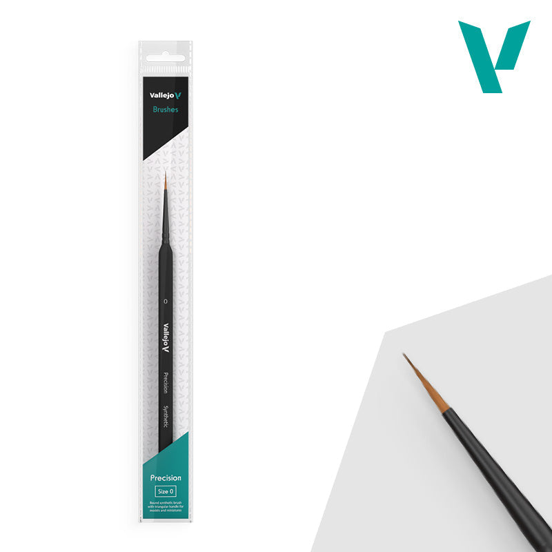Hobby Brushes: Precision - Synthetic - Size 0 (ONLINE ORDER ONLY)