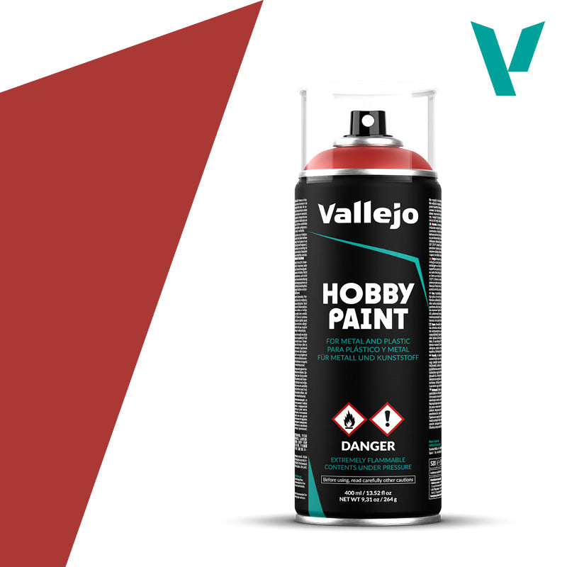 Hobby Paint: Spray Primer - Scarlet Red (ONLINE ORDER ONLY)