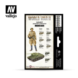 Model Color: WWII Paint Set - Soviet Armour & Infantry (ONLINE ORDER ONLY)