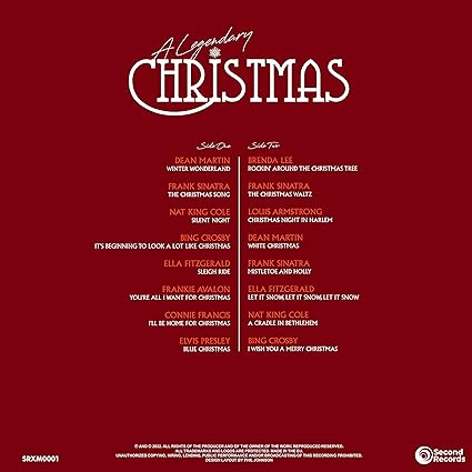 A Legendary Christmas, Volume One: The Red Collection [Import] [Vinyl] (ONLINE ORDER ONLY)