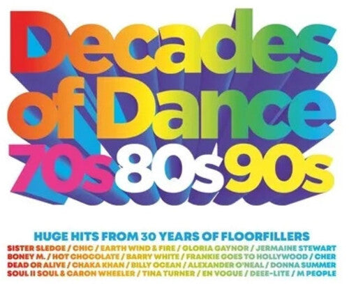 Decades Of Dance: 70s 80s 90s [Import] (3 Cd's) [CD] (ONLINE ORDER ONLY)