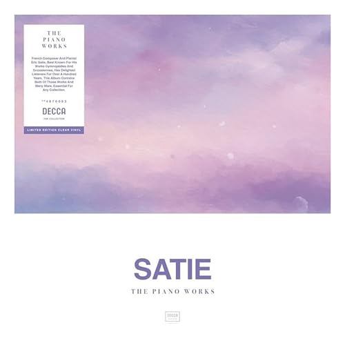 Various Artists - Satie: The Piano Works [Crystal Clear LP] [Vinyl] (ONLINE ORDER ONLY)