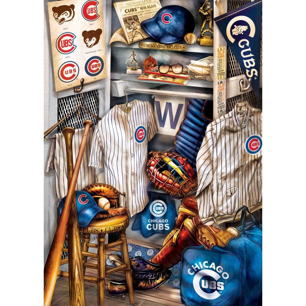 Chicago Cubs - Locker Room 500 Piece Jigsaw Puzzle (ONLINE ORDER ONLY)