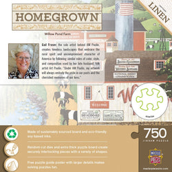 Homegrown - Willow Pond Farm 750 Piece Jigsaw Puzzle