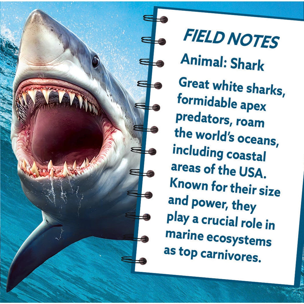 Shark 100 Piece Shaped Jigsaw Puzzle (ONLINE ORDER ONLY)