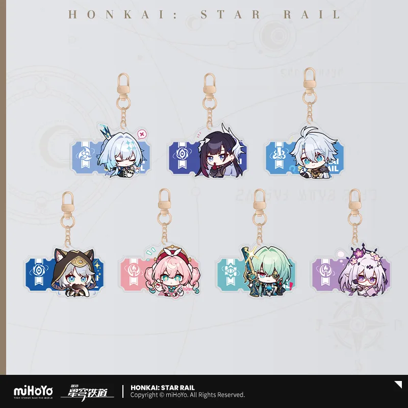 Pom-Pom Exhibition Series Acrylic Keychain (ONLINE ORDER ONLY)