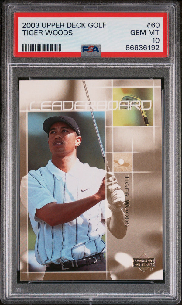 2003 UPPER DECK GOLF TIGER WOODS  #60 - PSA 10 (Online Order Only)