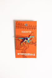 Velociraptor Enamel Pin (Velociraptor mongoliensis) (ONLINE ORDER ONLY)