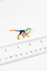 Velociraptor Enamel Pin (Velociraptor mongoliensis) (ONLINE ORDER ONLY)