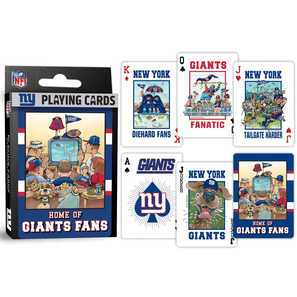 New York Giants Fan Deck Playing Cards - 54 Card Deck (ONLINE ORDER ONLY)