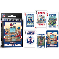 New York Giants Fan Deck Playing Cards - 54 Card Deck (ONLINE ORDER ONLY)