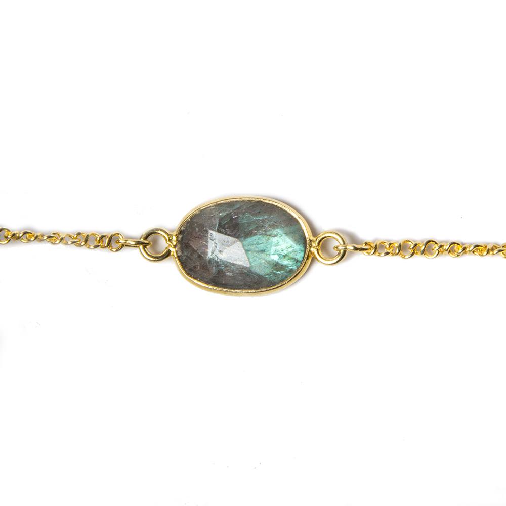 Vermeil Bezel Set Labradorite Chain (ONLINE ORDER ONLY)