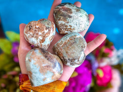 Vesuvianite and Garnet Heart, ethically sourced (ONLINE ORDER ONLY)