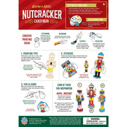 Holiday Craft Kit - Nutcracker Candyman Wood Craft & Paint Kit (ONLINE ORDER ONLY)