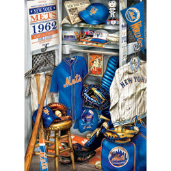 New York Mets - Locker Room 500 Piece Jigsaw Puzzle (ONLINE ORDER ONLY)