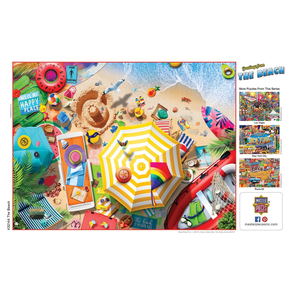 Greetings From The Beach - 550 Piece Jigsaw Puzzle (ONLINE ORDER ONLY)