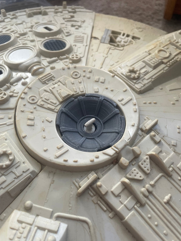 Vintage 1979 Star Wars Millennium Falcon Gun Turret Window Glass Part Repro (ONLINE ORDER ONLY)