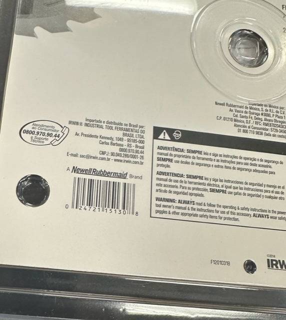 IRWIN 7-1/4-in 184 mm 24-Tooth Saw Blade (Online Order Only)