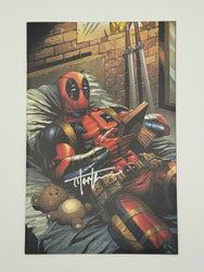 [Signed by Tyler Kirkham] DEADPOOL & WOLVERINE WWIII #1 Kirkham Unknown EXCL Virgin (ONLINE ORDER ONLY)