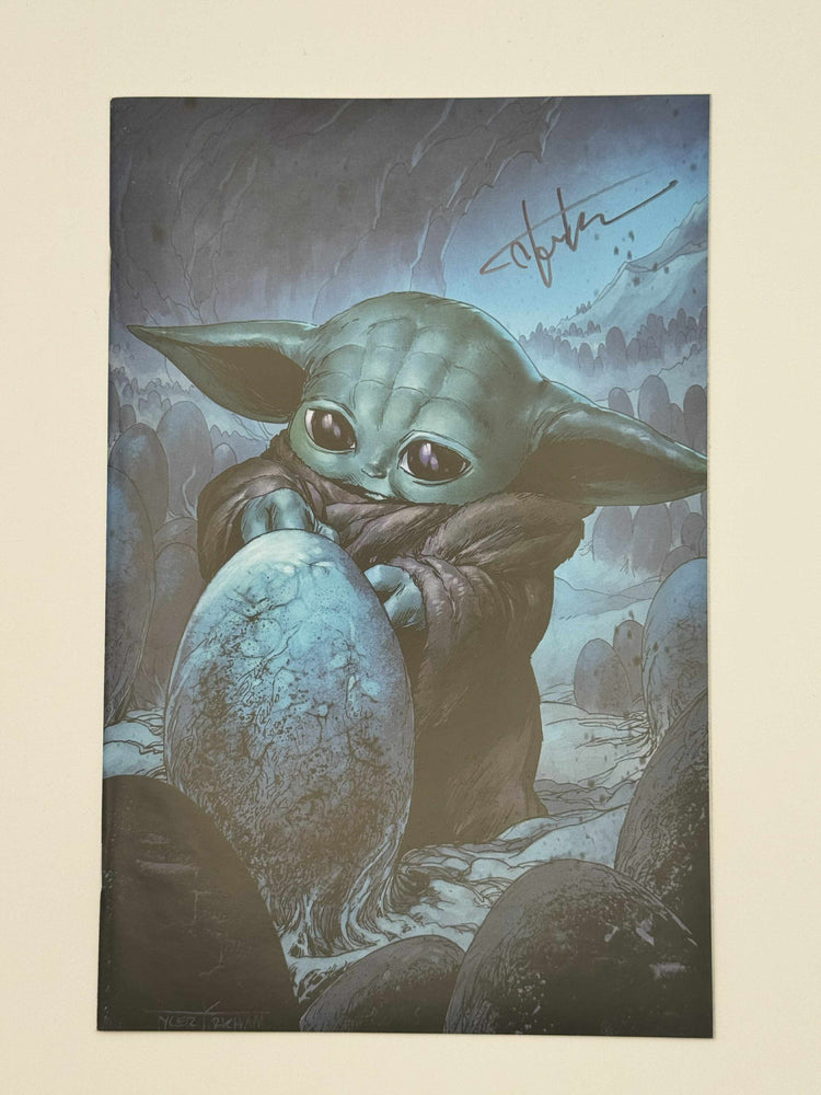 [Signed by Tyler Kirkham] STAR WARS: THE MANDALORIAN SEASON 2 #2 UNKNOWN COMICS TYLER KIRKHAM EXCLUSIVE VIRGIN VAR [IN STOCK] (ONLINE ORDER ONLY)