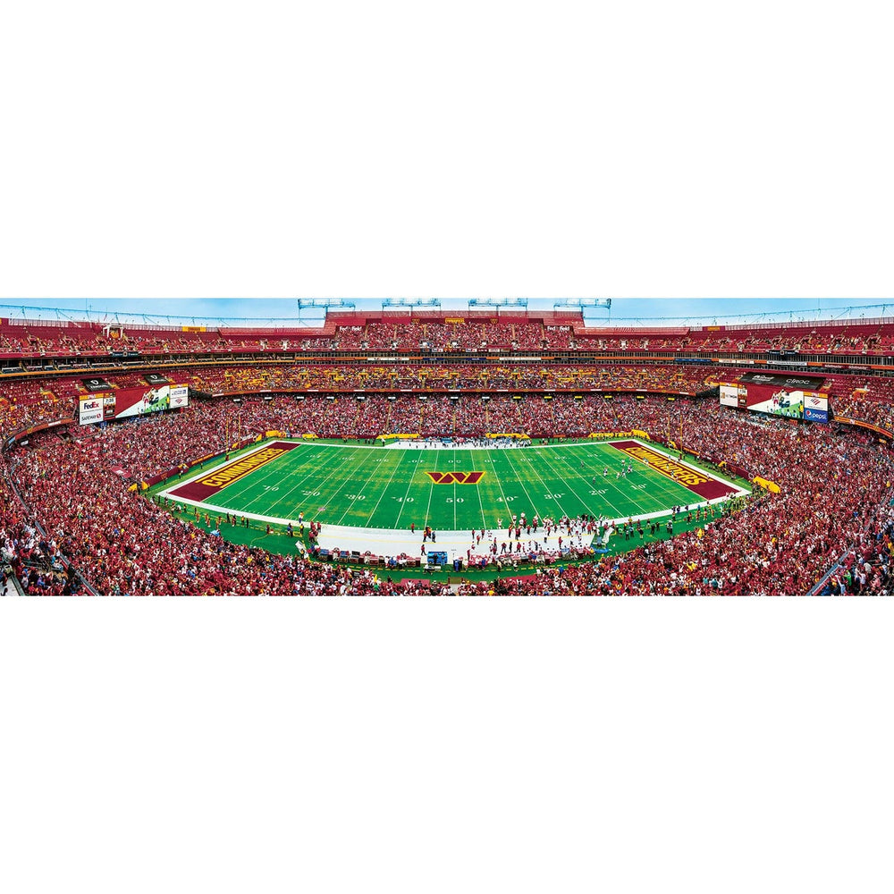 Washington Commanders - 1000 Piece Panoramic Jigsaw Puzzle (ONLINE ORDER ONLY)