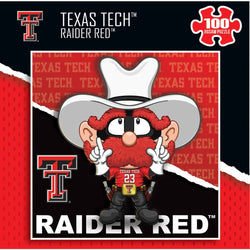 Texas Tech Red Raiders - NCAA Mascot 100 Piece Jigsaw Puzzle (ONLINE ORDER ONLY)