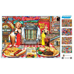 Flashbacks - Jukebox Jive 1000 Piece Jigsaw Puzzle (ONLINE ORDER ONLY)
