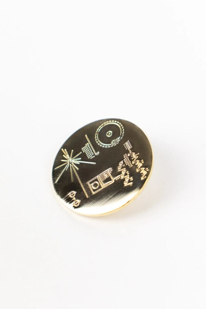 Voyager Golden Record Cover Pin (ONLINE ORDER ONLY)