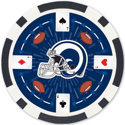 Los Angeles Rams 100 Piece Poker Chips (ONLINE ORDER ONLY)