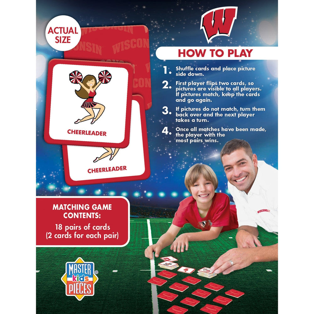 Wisconsin Badgers Matching Game (ONLINE ORDER ONLY)