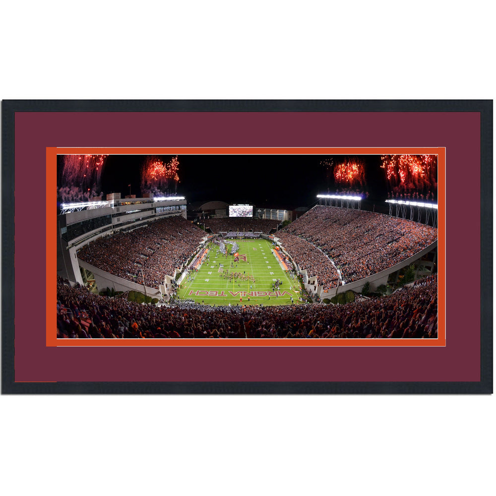 Framed Lane Stadium Virginia Tech Hokies 16x24 NCAA Football Photo Professionally Matted (ONLINE ORDER ONLY)