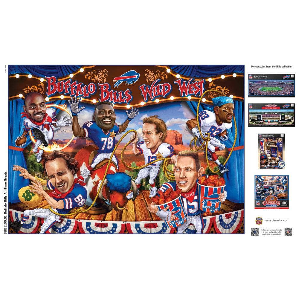 Buffalo Bills - All Time Greats 500 Piece Jigsaw Puzzle (ONLINE ORDER ONLY)