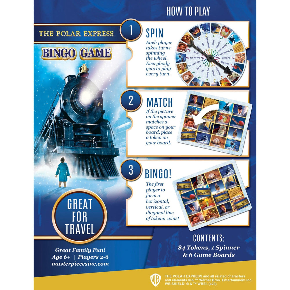 The Polar Express Bingo Game (ONLINE ORDER ONLY)