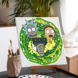 Rick & Morty - Paint By Numbers Kit (ONLINE ORDER ONLY)